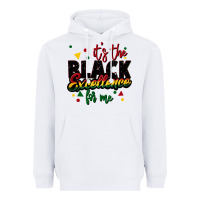 White It's the black excellence for me Heavyweight Hoodie - FaDigitalArtStudio