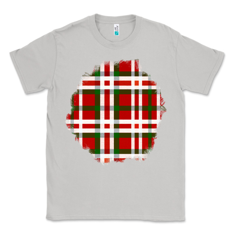 Christmas Tartan Patch Classic Tee by BundleAndBundleShop | Teevron