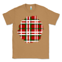 Toasted Coconut Christmas Tartan Patch Classic Tee - BundleAndBundleShop