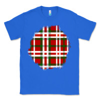 True Royal Christmas Tartan Patch Classic Tee - BundleAndBundleShop