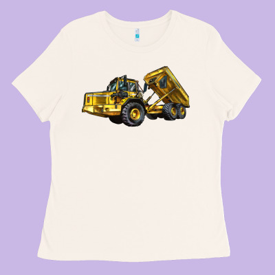 Articulated Hauler Ladies Tee Designed By Lillyallendesigns