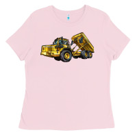 Bubblegum Pink Articulated Hauler Ladies Tee - LillyAllenDesigns