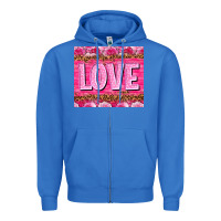 True Royal Love Valentine's day tumbler Zipper Hoodie - HowdyJamesFarm