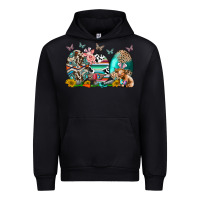 Black easter easter eggs Urban Hoodie - CowhideDigitalArt