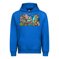 Cobalt easter easter eggs Urban Hoodie - CowhideDigitalArt