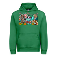 Emerald easter easter eggs Urban Hoodie - CowhideDigitalArt