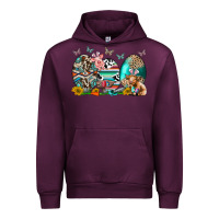 Mauve Wine easter easter eggs Urban Hoodie - CowhideDigitalArt