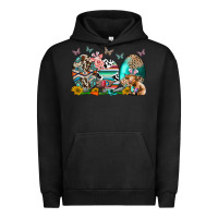 Pigment Black easter easter eggs Urban Hoodie - CowhideDigitalArt