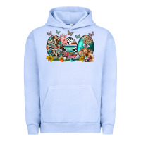 Pigment Grape Ice easter easter eggs Urban Hoodie - CowhideDigitalArt