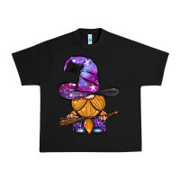 Black witch gnome with broom Urban Heavy Tee - BundleAndBundleShop