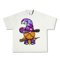 Pistachio witch gnome with broom Urban Heavy Tee - BundleAndBundleShop