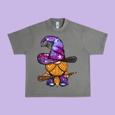 Witch Gnome With Broom Urban Heavy Tee Designed By Bundleandbundleshop