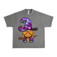 Tornado witch gnome with broom Urban Heavy Tee - BundleAndBundleShop