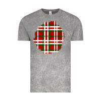 Cloud Rock Christmas Tartan Patch Vintage Tee - BundleAndBundleShop