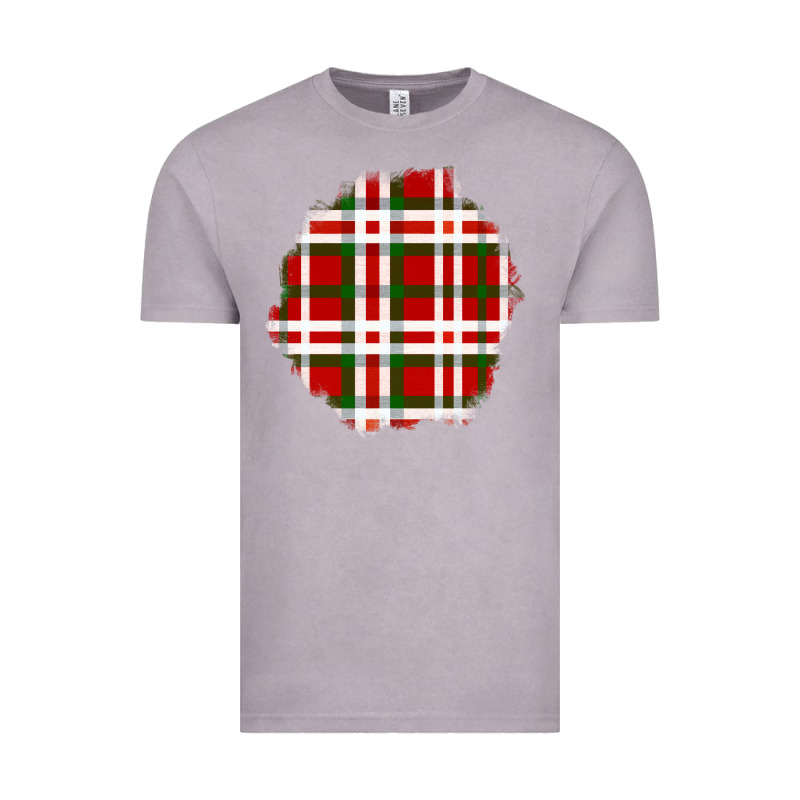 Christmas Tartan Patch Vintage Tee by BundleAndBundleShop | Teevron