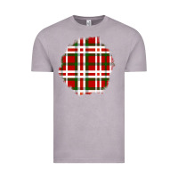 Vintage Zinc Christmas Tartan Patch Vintage Tee - BundleAndBundleShop