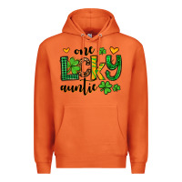 One Lucky Auntie St. Patrick's Premium Hoodie | Teevron