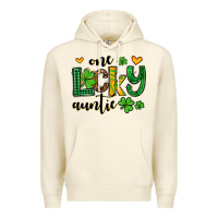 Sandshell One lucky auntie St. Patrick's Premium Hoodie - OliviaCreatesArt