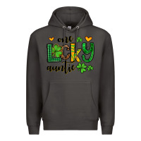 Smoke One lucky auntie St. Patrick's Premium Hoodie - OliviaCreatesArt