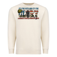 Sandshell It's the guts and it's the glory a hundred stripes Premium Sweatshirt - FaDigitalArtStudio