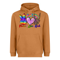 Meerkat Peace love rock Heavyweight Hoodie - FaDigitalArtStudio