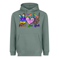 Sage Peace love rock Heavyweight Hoodie - FaDigitalArtStudio