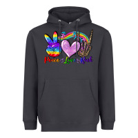 Smoke Peace love rock Heavyweight Hoodie - FaDigitalArtStudio