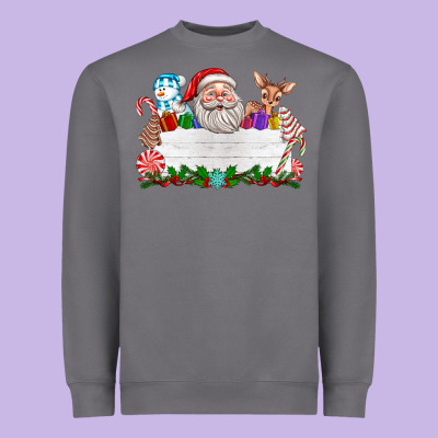 Custom Name Christmas Heavyweight Sweatshirt Designed By Texasbilliewilder