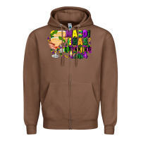 Chestnut mardi gras drinking team margaritas Zipper Hoodie - CowGirlArtShop