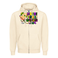 Sandshell mardi gras drinking team margaritas Zipper Hoodie - CowGirlArtShop
