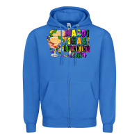 True Royal mardi gras drinking team margaritas Zipper Hoodie - CowGirlArtShop