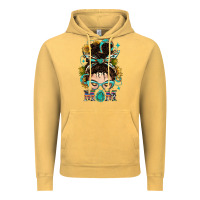 Vintage Mustard Western Messy Bun Mom With Sunflower Vintage Hoodie - BundleAndBundleShop