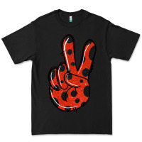 Black Ladybug Peace Sign Premium Tee - Jasminsmagicworld
