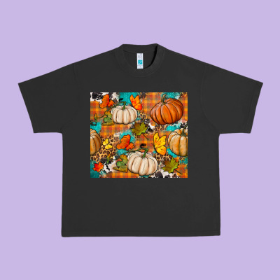 Fall Pumpkin Tumbler Urban Heavy Tee Designed By Bundleandbundleshop
