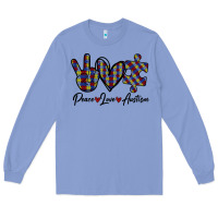 Colony Blue Peace Love Autism Long Sleeve Tee - Bettercallsaul