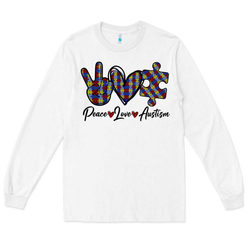 Peace Love Autism Long Sleeve Tee by Bettercallsaul | Teevron
