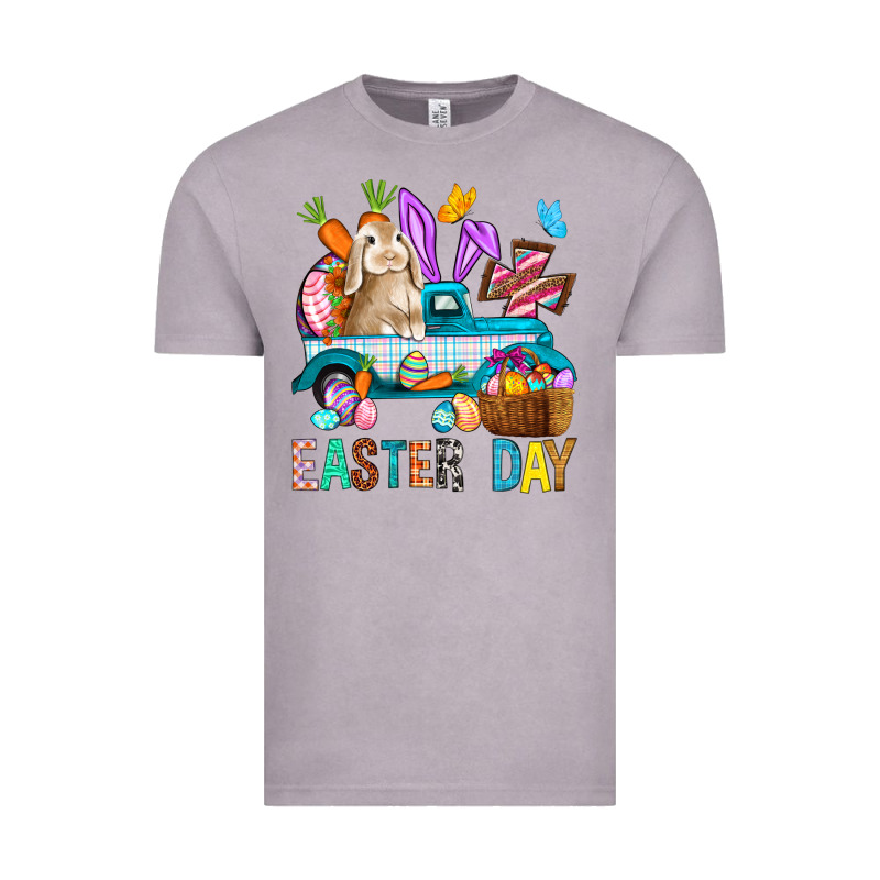 Easter Day With Truck Vintage Tee by BundleAndBundleShop | Teevron