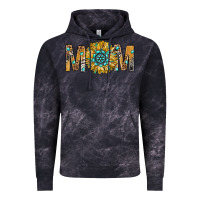 Cloud Black Western Mom With Gemstone And Sunflower Vintage Hoodie - BundleAndBundleShop