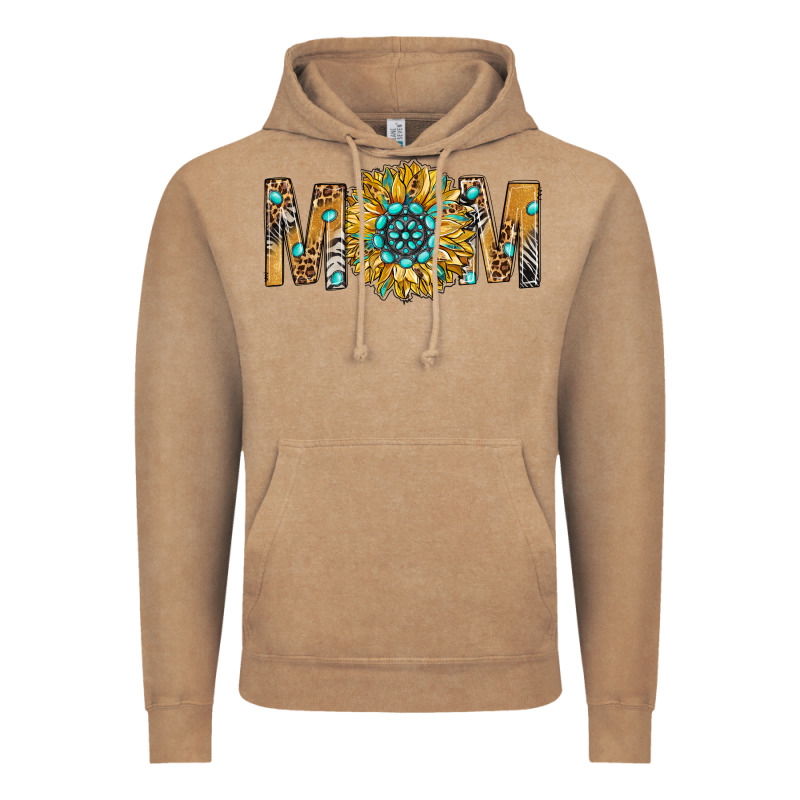 Western Mom With Gemstone And Sunflower Vintage Hoodie by BundleAndBundleShop | Teevron