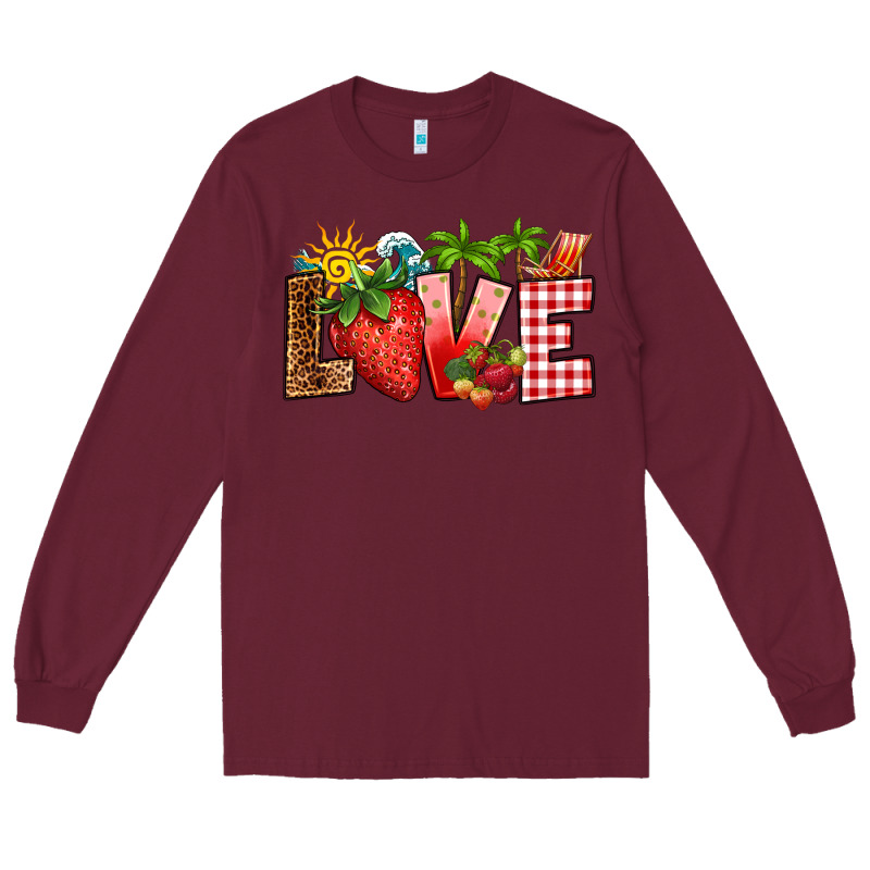 Love Strawberry Long Sleeve Tee by RanaPortraitStore | Teevron