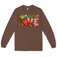 Chestnut love strawberry Long Sleeve Tee - RanaPortraitStore