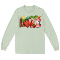Matcha love strawberry Long Sleeve Tee - RanaPortraitStore