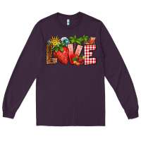 Plum love strawberry Long Sleeve Tee - RanaPortraitStore