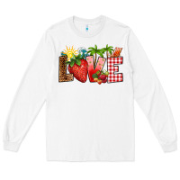 White love strawberry Long Sleeve Tee - RanaPortraitStore