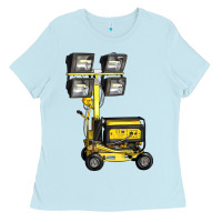 Baby Blue Towable Light Towers Ladies Tee - LillyAllenDesigns