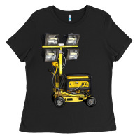 Black Towable Light Towers Ladies Tee - LillyAllenDesigns