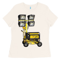 Bone Towable Light Towers Ladies Tee - LillyAllenDesigns