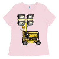 Bubblegum Pink Towable Light Towers Ladies Tee - LillyAllenDesigns