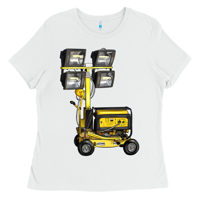 Towable Light Towers Ladies Tee by LillyAllenDesigns | Teevron