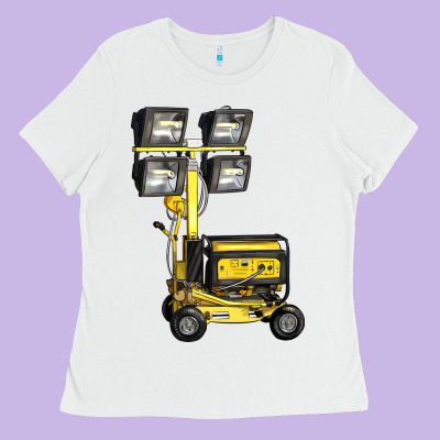 Towable Light Towers Ladies Tee Designed By Lillyallendesigns